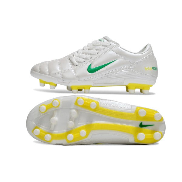 Nike Total 90 III White Yellow and Green FG
