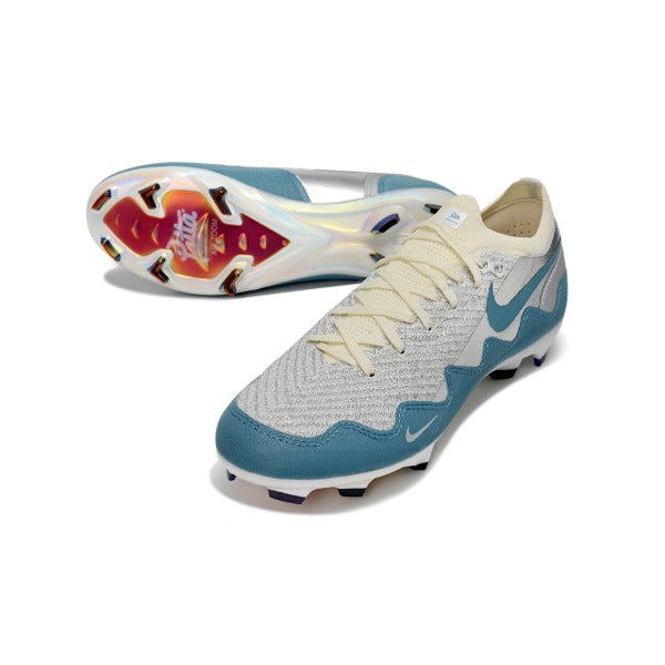 Nike x Patta Mercurial Vapor Elite Silver, Blue and White Firm Ground FG Football Boot