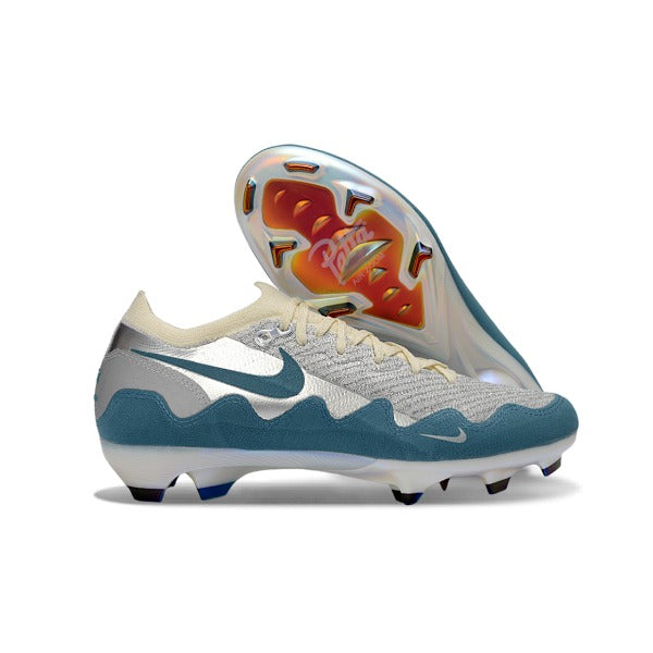 Scarpe da calcio Nike x Patta Mercurial Vapor Elite Argento, Blu e Bianco per terreni compatti FG