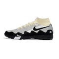 Nike x Patta Zoom Mercurial Superfly Elite Bianco, Nero e Argento Turf TF Scarpino da calcio