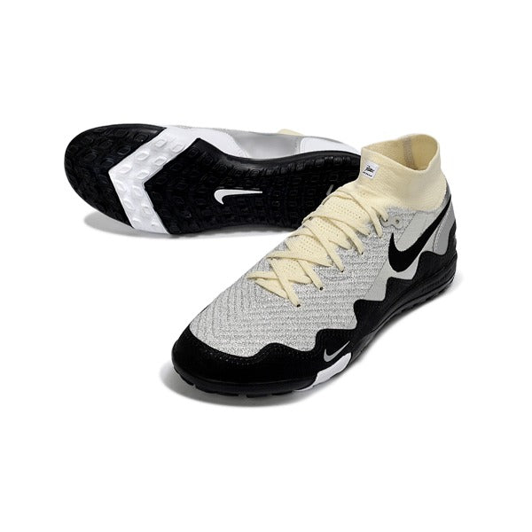 Nike x Patta Zoom Mercurial Superfly Elite White, Black and Silver Turf TF Football Boot