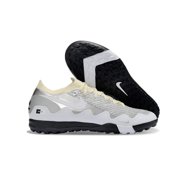 Nike x Patta Zoom Mercurial Vapor Elite White, Black and Silver Turf TF Football Boot