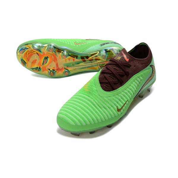 Nike x Travis Scott Phantom 6 Elite Green and Brown Firm Ground FG Football Boot