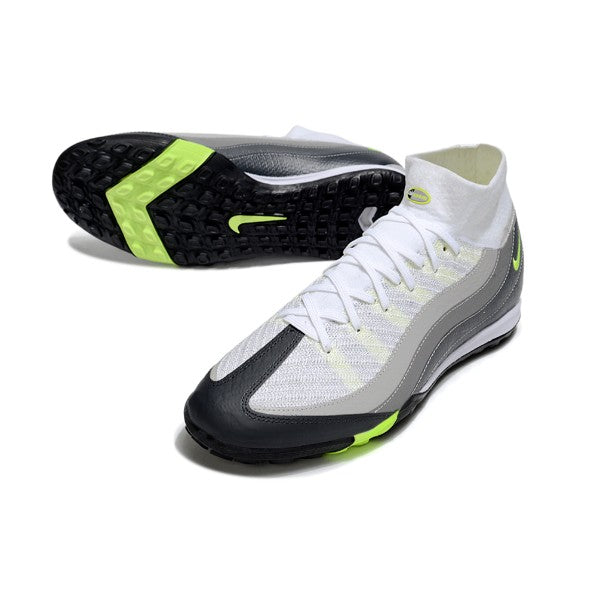 Nike Zoom Mercurial Superfly 10 Elite White and Grey TF
