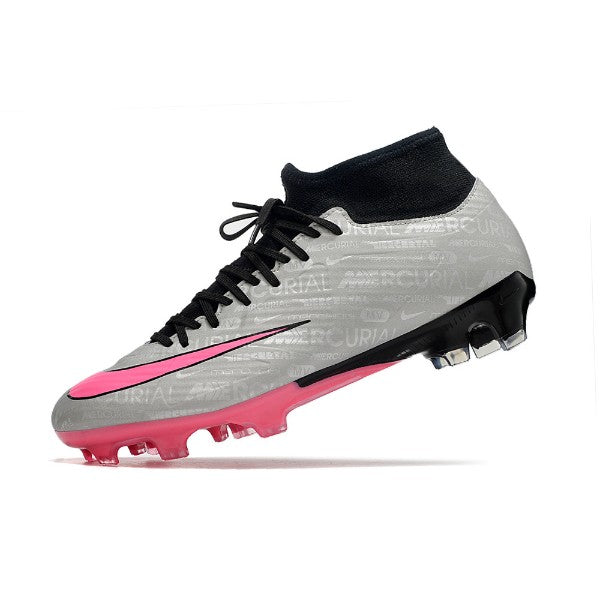 Nike Zoom Mercurial Superfly 9 Academy Gray and Pink FG