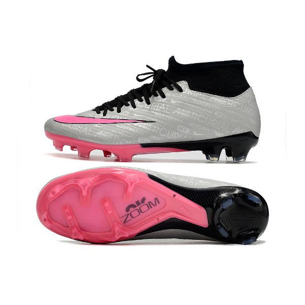 Nike Zoom Mercurial Superfly 9 Academy Gray and Pink FG