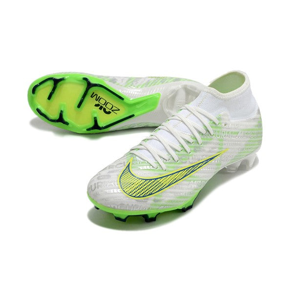 Nike Zoom Mercurial Superfly 9 Academy Silver and Green FG