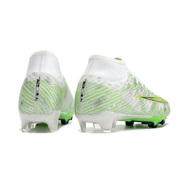 Nike Zoom Mercurial Superfly 9 Academy Silver and Green FG