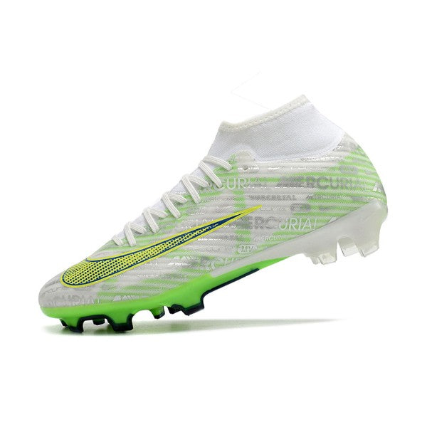 Nike Zoom Mercurial Superfly 9 Academy Silver and Green FG