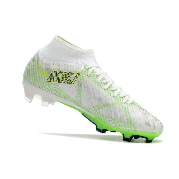 Nike Zoom Mercurial Superfly 9 Academy Silver and Green FG