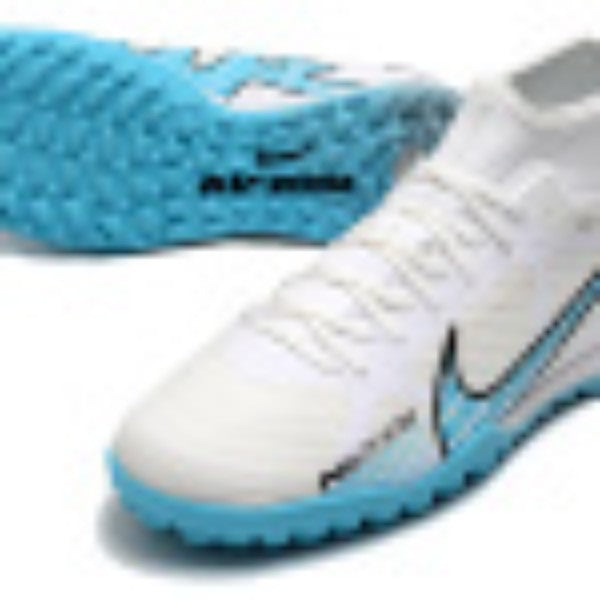 Nike Zoom Mercurial Superfly 9 Academy White and Blue TF
