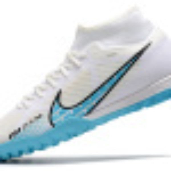 Nike Zoom Mercurial Superfly 9 Academy White and Blue TF