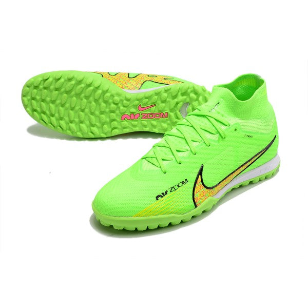 Nike Zoom Mercurial Superfly 9 Elite Green and Yellow TF