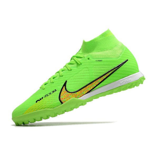 Nike Zoom Mercurial Superfly 9 Elite Green and Yellow TF