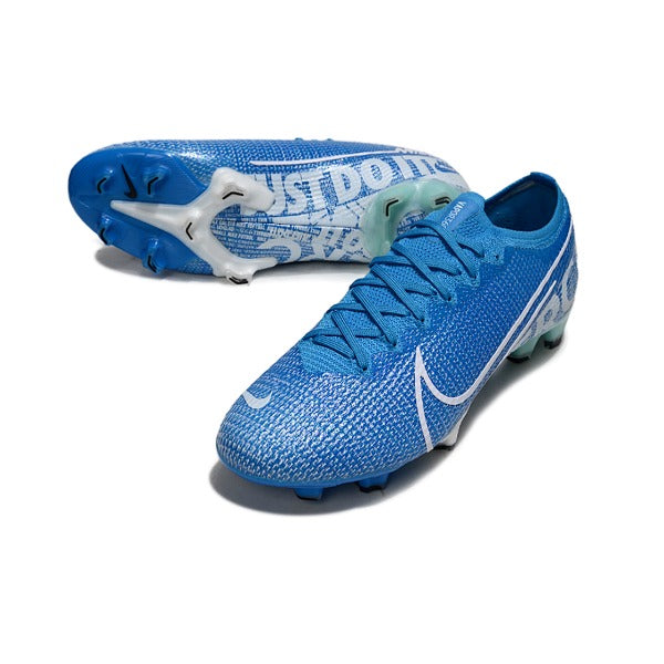 Nike Zoom Mercurial Vapor 13 Elite Blue and White Firm Ground FG Football Boot