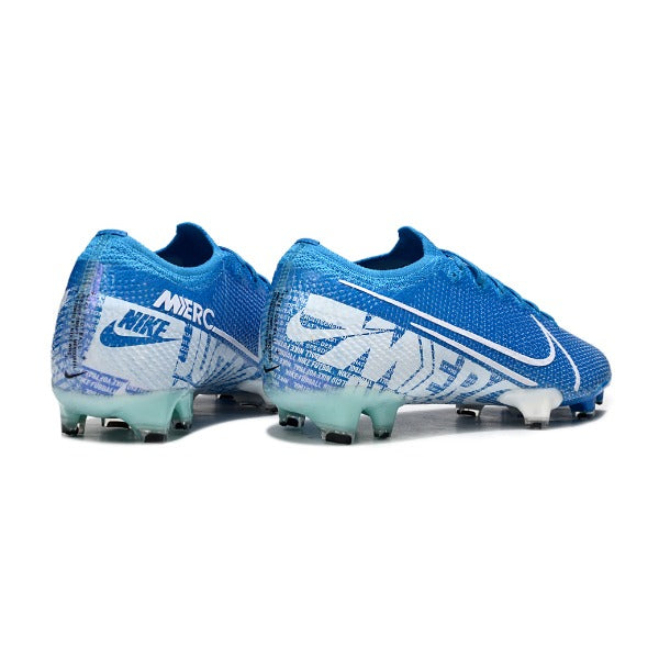 Nike Zoom Mercurial Vapor 13 Elite Blue and White Firm Ground FG Football Boot