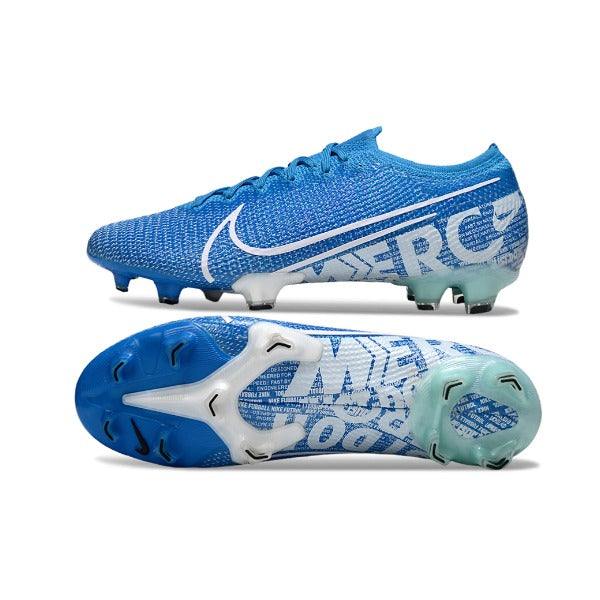 Nike Zoom Mercurial Vapor 13 Elite Blue and White Firm Ground FG Football Boot