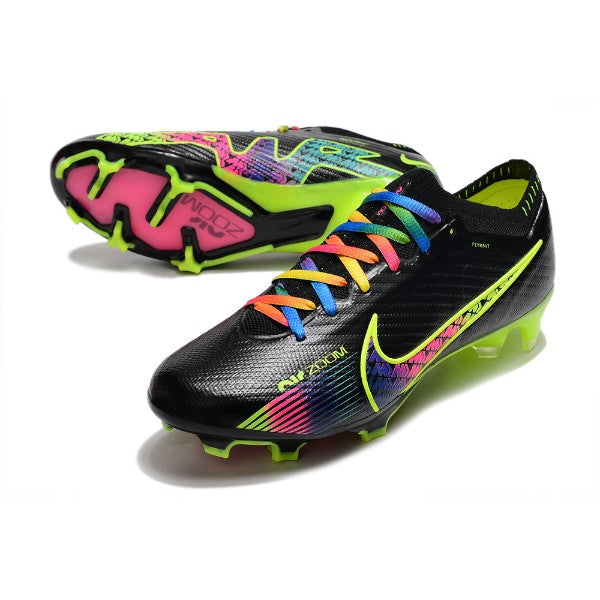Nike Zoom Mercurial Vapor 15 Elite Black and Colorful FG