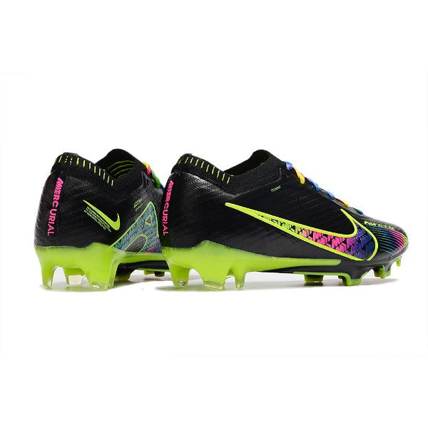 Nike Zoom Mercurial Vapor 15 Elite Black and Colorful FG