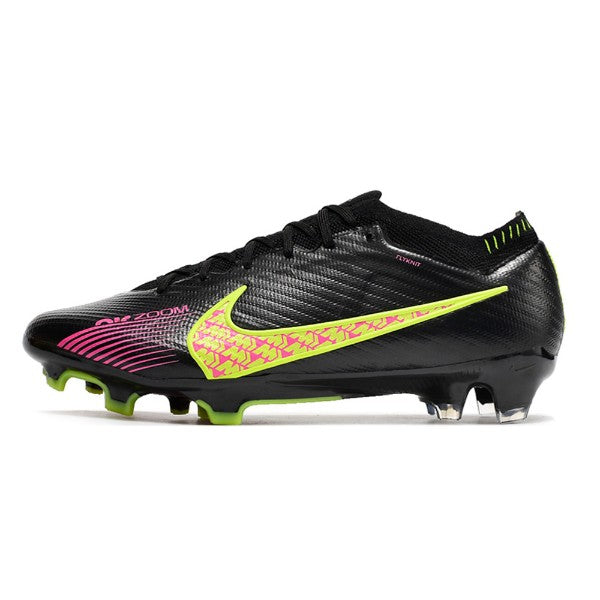 Nike Zoom Mercurial Vapor 15 Elite Black Green and Pink FG