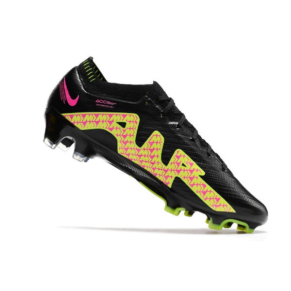 Nike Zoom Mercurial Vapor 15 Elite Black Green and Pink FG