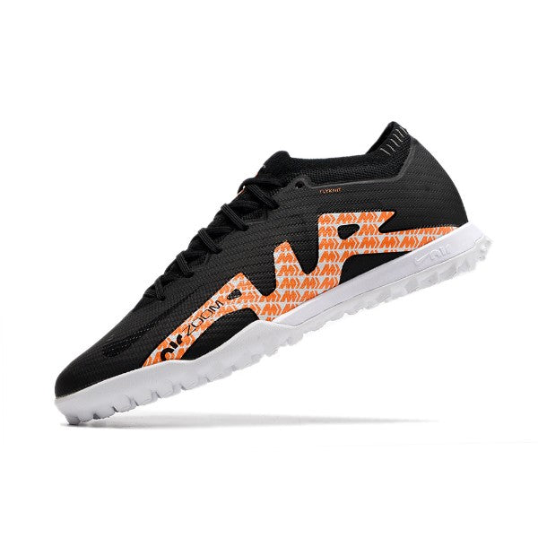 Nike Zoom Mercurial Vapor 15 Elite Black White and Orange TF