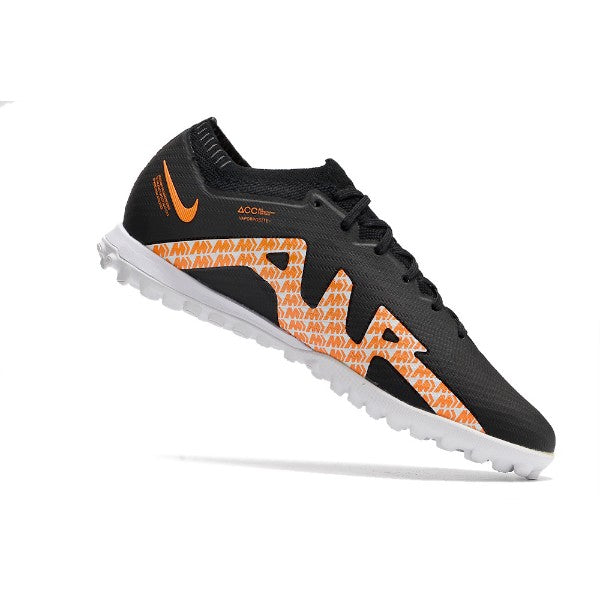 Nike Zoom Mercurial Vapor 15 Elite Black White and Orange TF