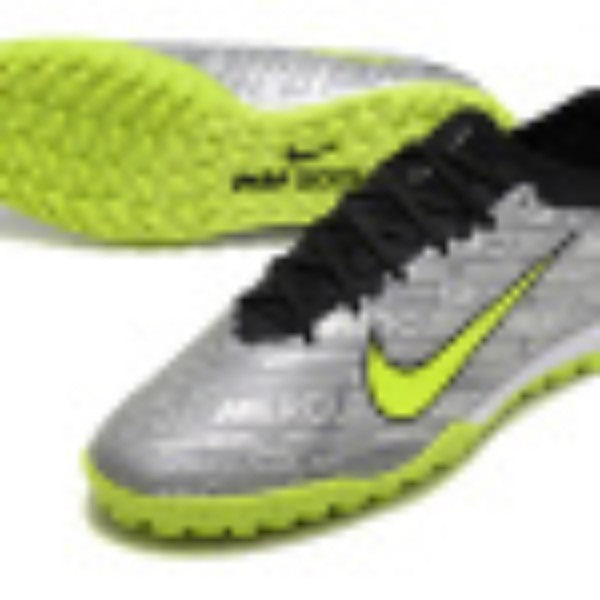 Nike Zoom Mercurial Vapor 15 Elite Gray and Green TF