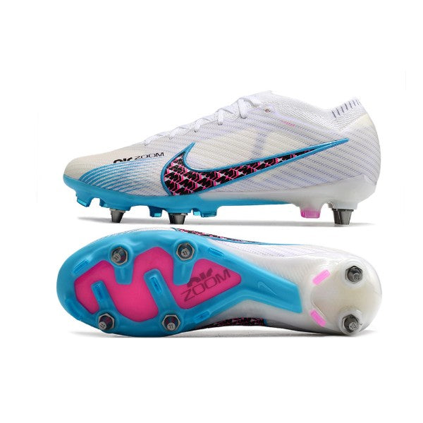 Nike Zoom Mercurial Vapor 15 Elite Grey Blue and Pink SG