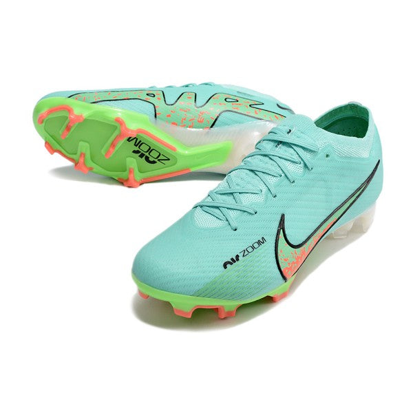 Nike Zoom Mercurial Vapor 15 Elite Light Blue and Green FG