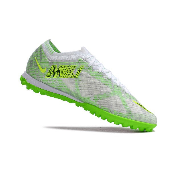 Nike Zoom Mercurial Vapor 15 Elite Silver and Green TF