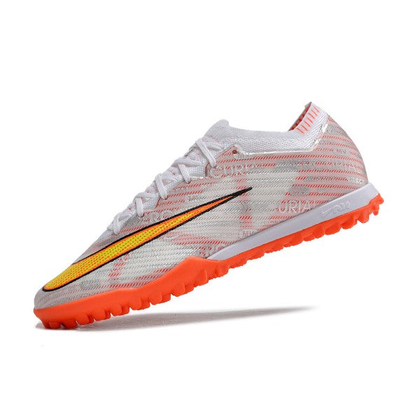 Nike Zoom Mercurial Vapor 15 Elite Silver and Orange TF