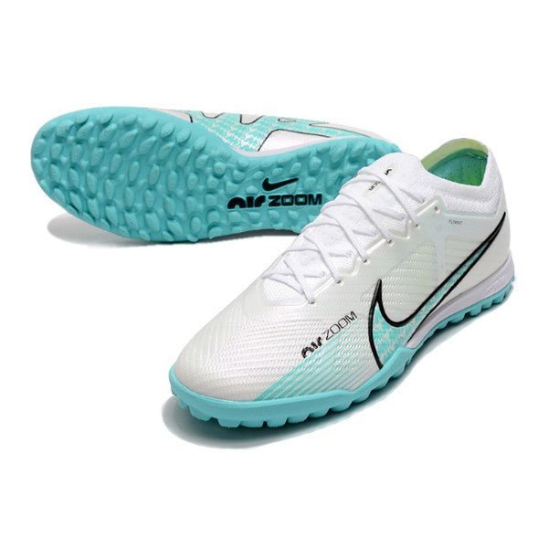 Nike Zoom Mercurial Vapor 15 Elite White and Light Blue TF