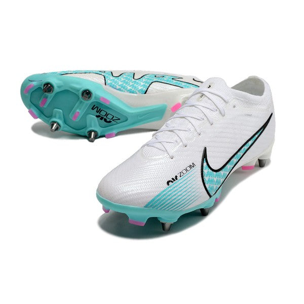 Nike Zoom Mercurial Vapor 15 Elite White Light Blue and Pink SG