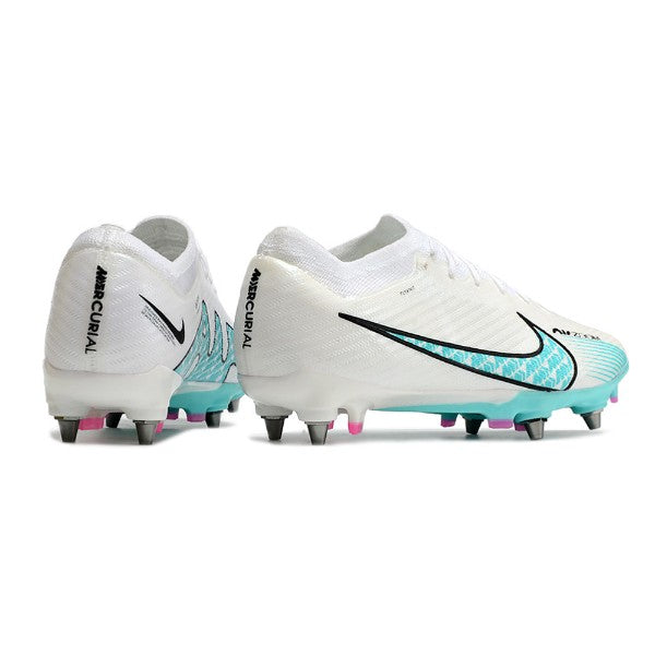 Nike Zoom Mercurial Vapor 15 Elite White Light Blue and Pink SG