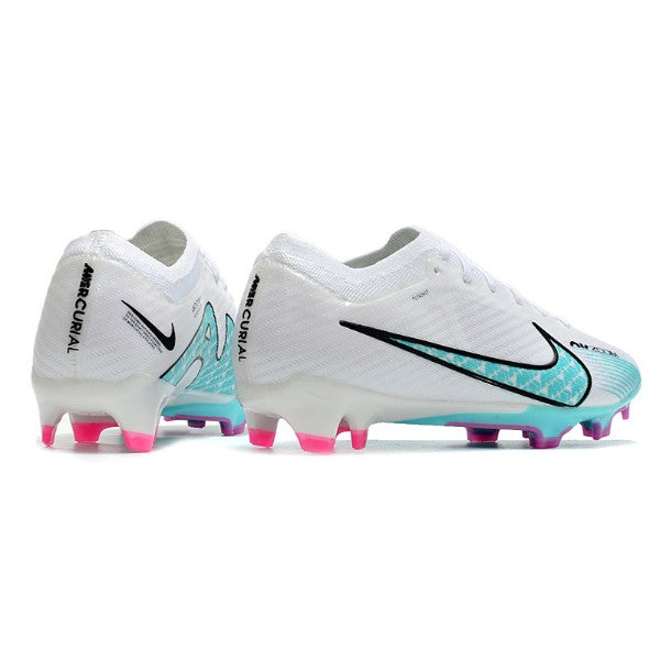 Nike Zoom Mercurial Vapor 15 Elite White Light Blue and Pink FG