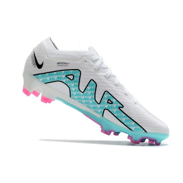 Nike Zoom Mercurial Vapor 15 Elite White Light Blue and Pink FG