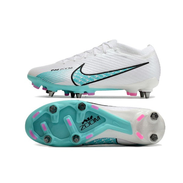 Nike Zoom Mercurial Vapor 15 Elite White Light Blue and Pink SG