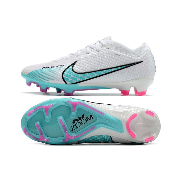 Nike Zoom Mercurial Vapor 15 Elite White Light Blue and Pink FG