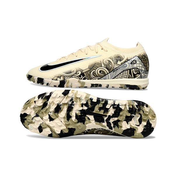 Nike Zoom Mercurial Vapor 16 Elite Beige and Black TF
