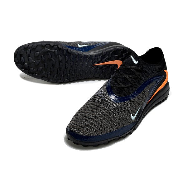 Nike Zoom Mercurial Vapor 16 Elite Black Blue and Orange TF