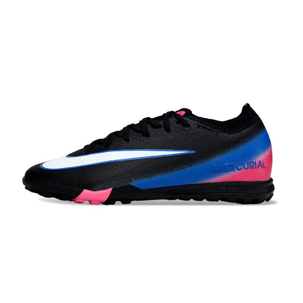 Nike Zoom Mercurial Vapor 16 Elite Black, Blue and Pink TF