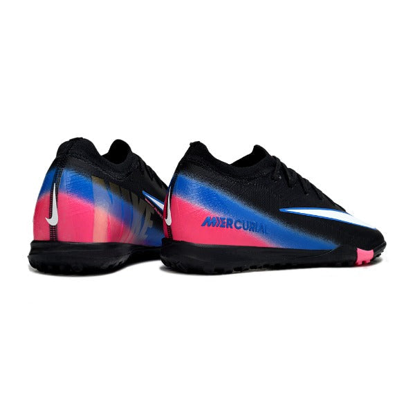 Nike Zoom Mercurial Vapor 16 Elite Black, Blue and Pink TF