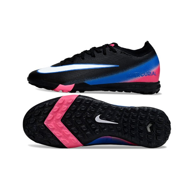 Nike Zoom Mercurial Vapor 16 Elite Black, Blue and Pink TF
