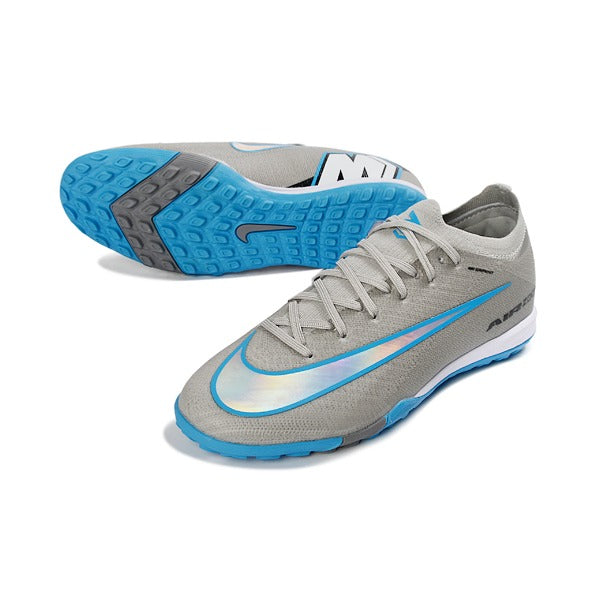 Nike Zoom Mercurial Vapor 16 Elite Gray and Light Blue TF