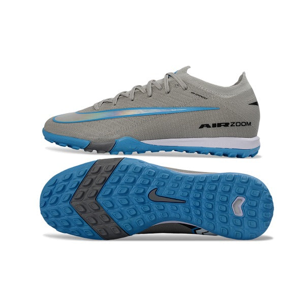 Nike Zoom Mercurial Vapor 16 Elite Gray and Light Blue TF