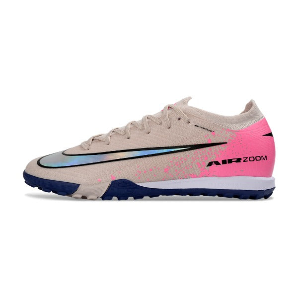 Nike Zoom Mercurial Vapor 16 Elite Gray, Dark Blue and Pink TF