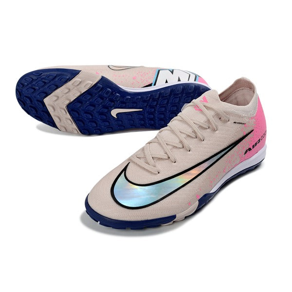 Nike Zoom Mercurial Vapor 16 Elite Gray, Dark Blue and Pink TF