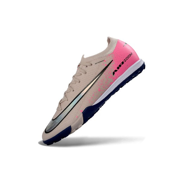 Nike Zoom Mercurial Vapor 16 Elite Gray, Dark Blue and Pink TF