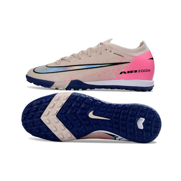 Nike Zoom Mercurial Vapor 16 Elite Gray, Dark Blue and Pink TF